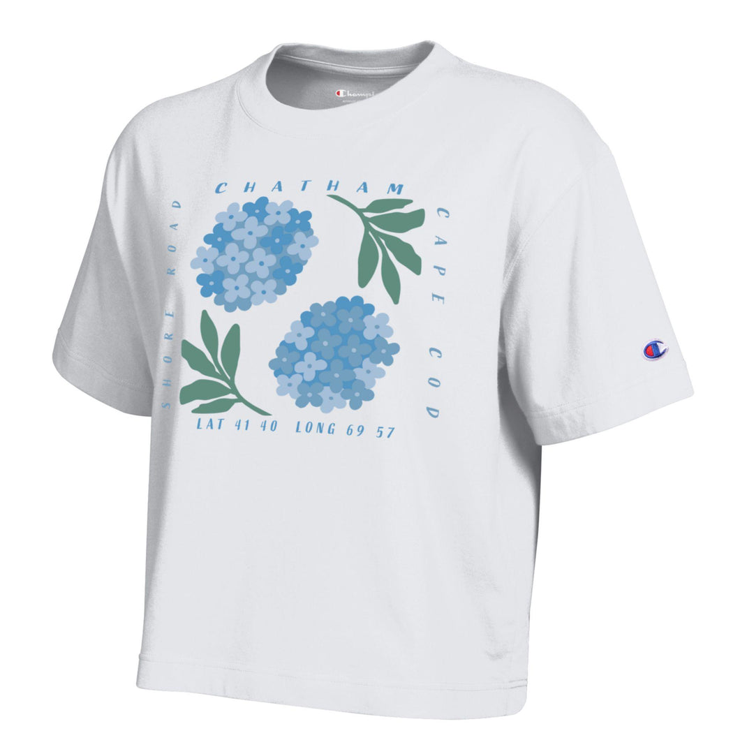 Hydrangea Crop Tee