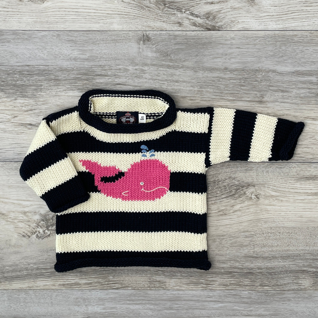 Striped Whale Rollneck Sweaters