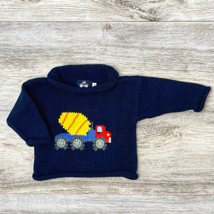 Cement Truck Rollneck Sweater