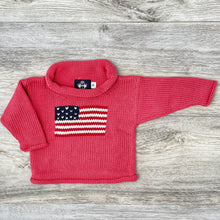 American Flag Roll Neck Sweater