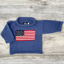 American Flag Roll Neck Sweater