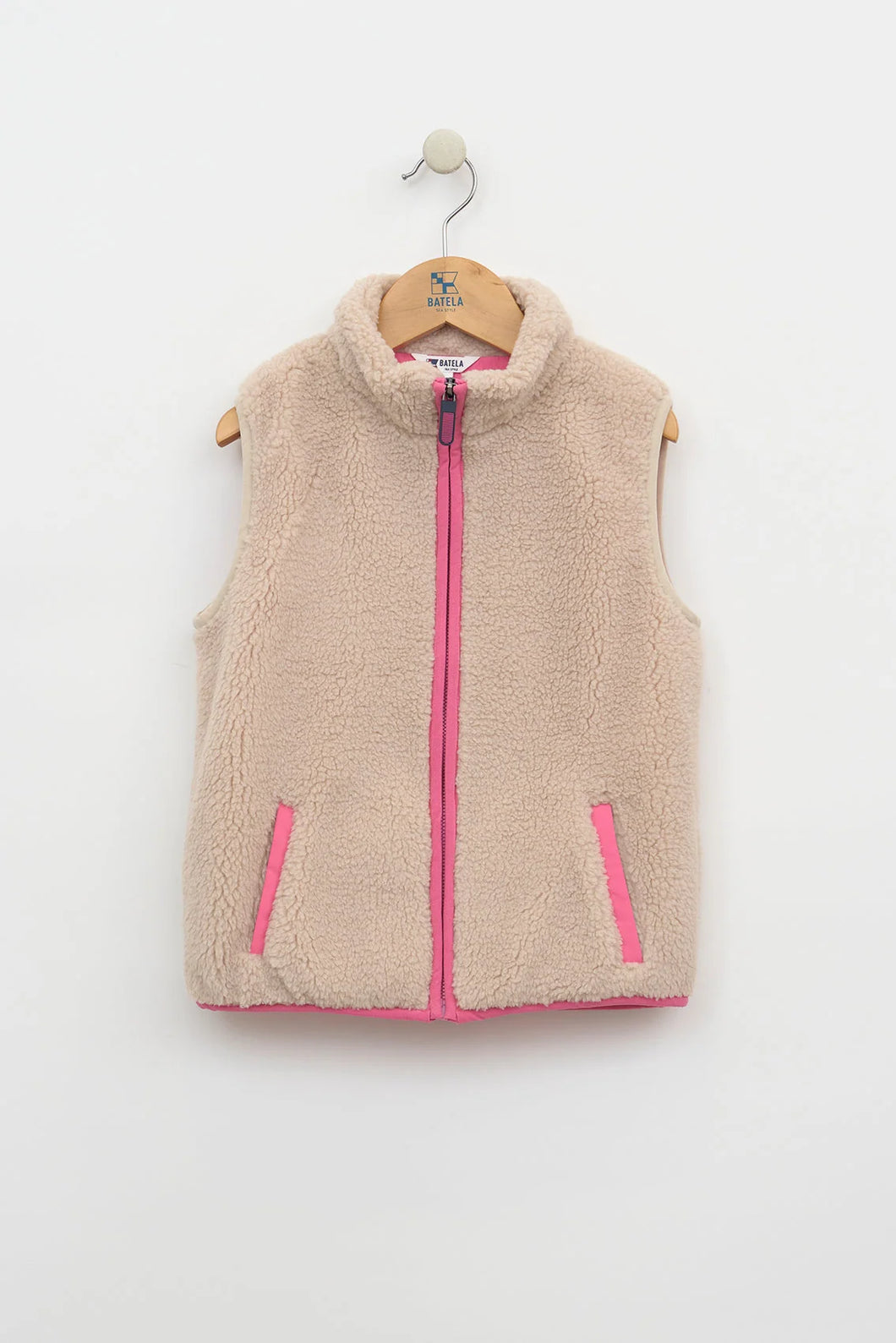 Tan Sherpa Vest
